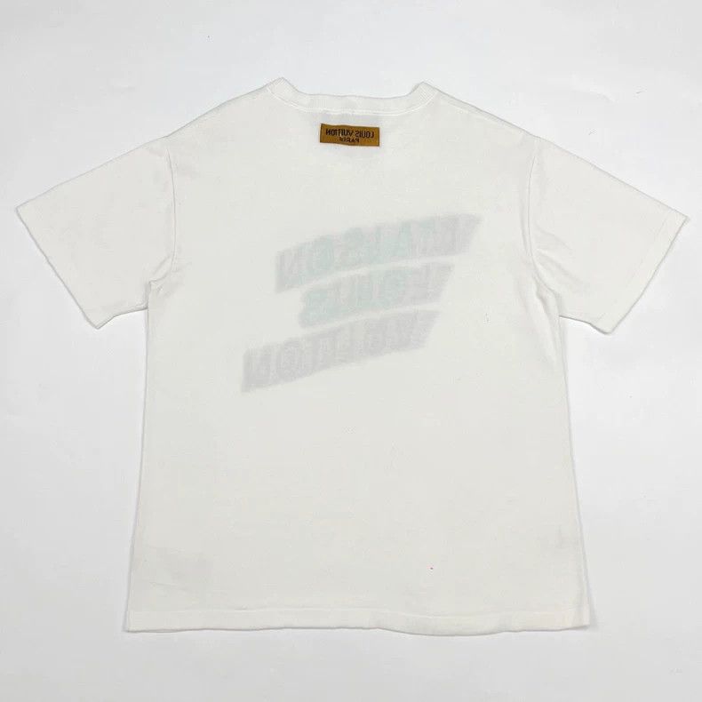 Louis Vuitton Louis Vuitton White Short Sleeve Knitted Shirt Size US M / EU 48-50 / 2 - 2 Thumbnail