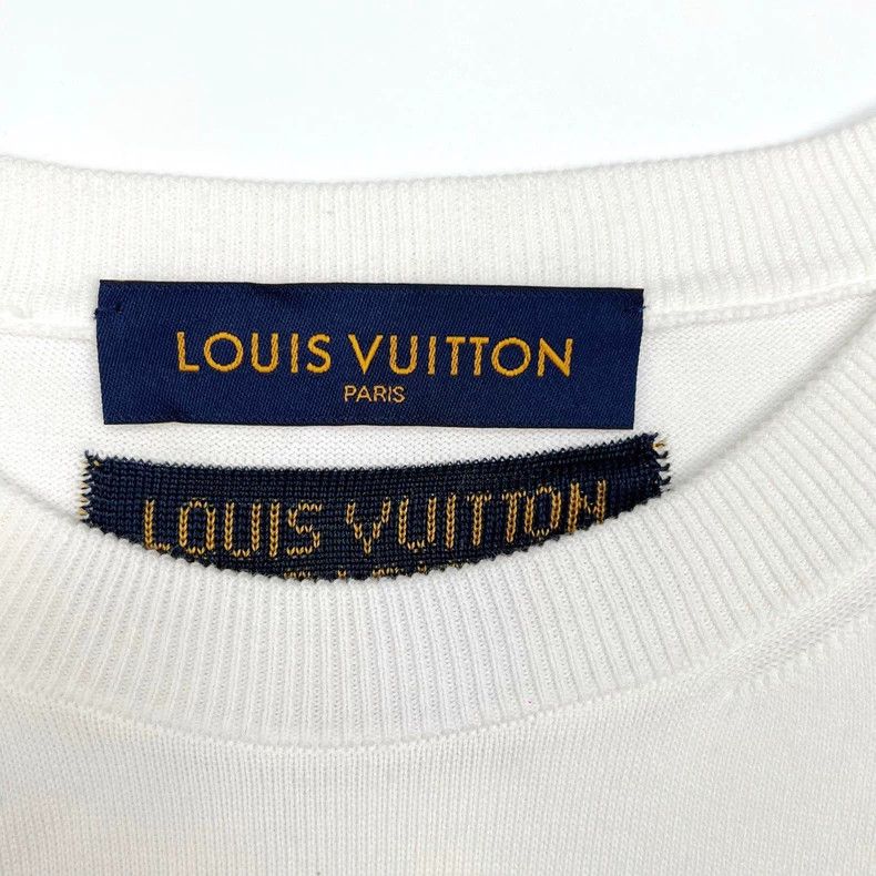 Louis Vuitton Louis Vuitton White Short Sleeve Knitted Shirt Size US M / EU 48-50 / 2 - 3 Thumbnail