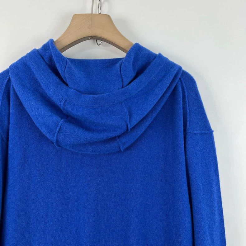 Louis Vuitton Louis Vuitton Blue Kangaroo Pocket Hoodie Size US XL / EU 56 / 4 - 4 Thumbnail