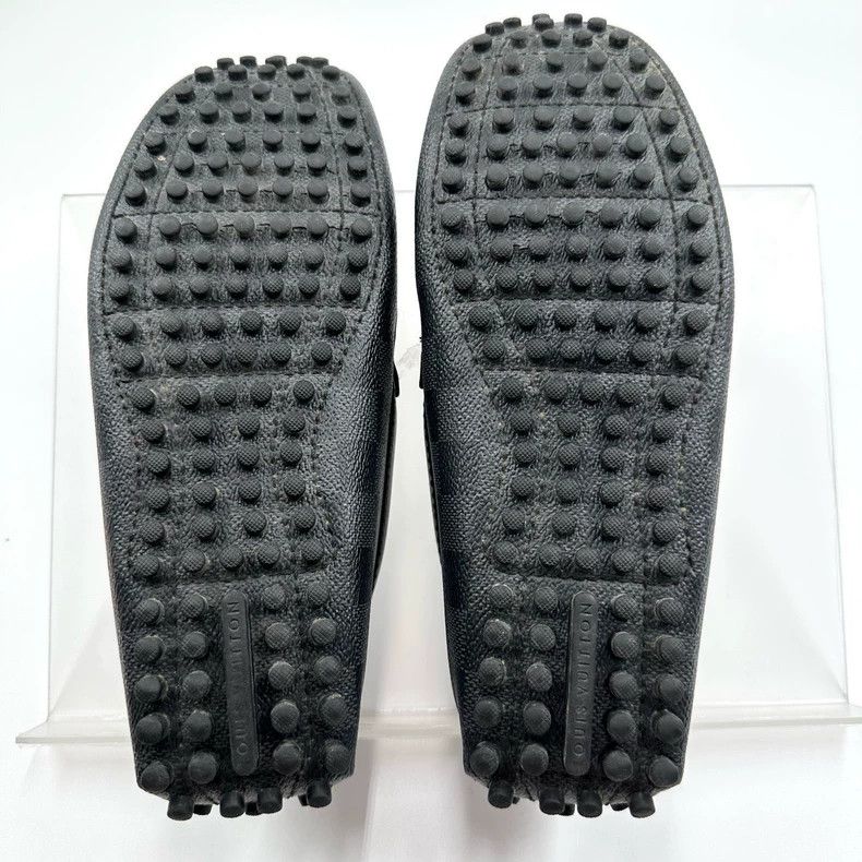 Louis Vuitton Louis Vuitton Black Gray Checkerboard Loafers Size US 8.5 / EU 41-42 - 7 Thumbnail