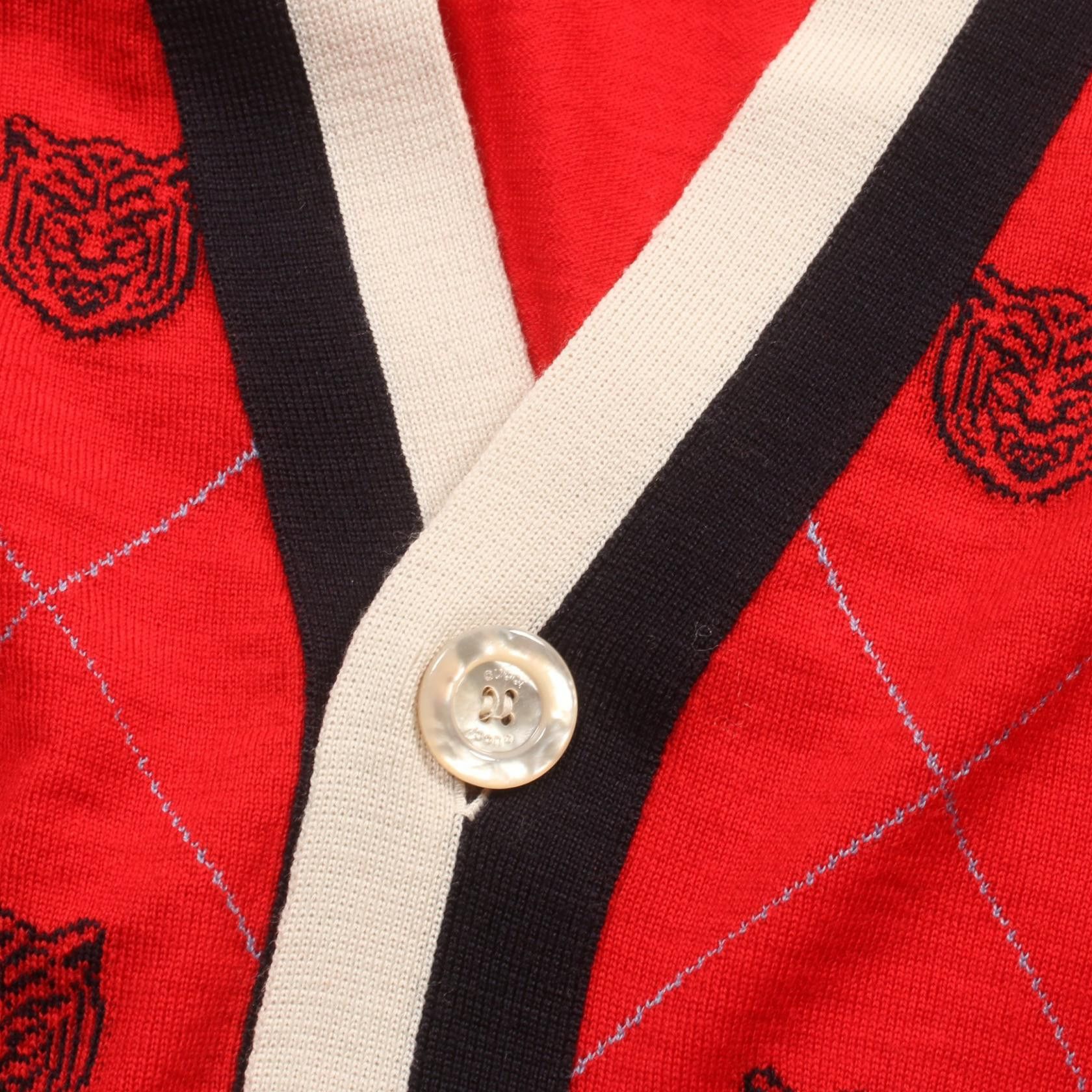 Gucci Gucci Gucci 474319 Wool Cardigan Natural Material Tops 474319 Size ONE SIZE - 6 Thumbnail