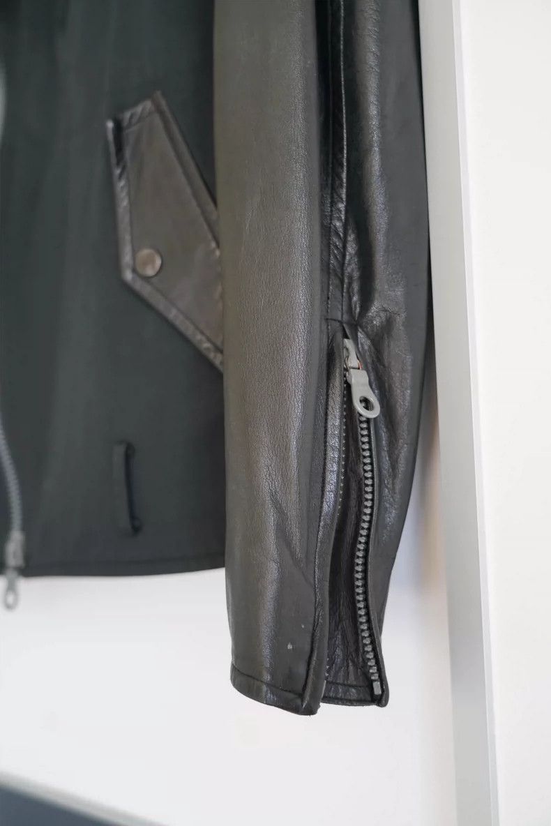 Yohji Yamamoto Yohji Yamamoto Leather Zip Jacket Size US S / EU 44-46 / 1 - 6 Thumbnail
