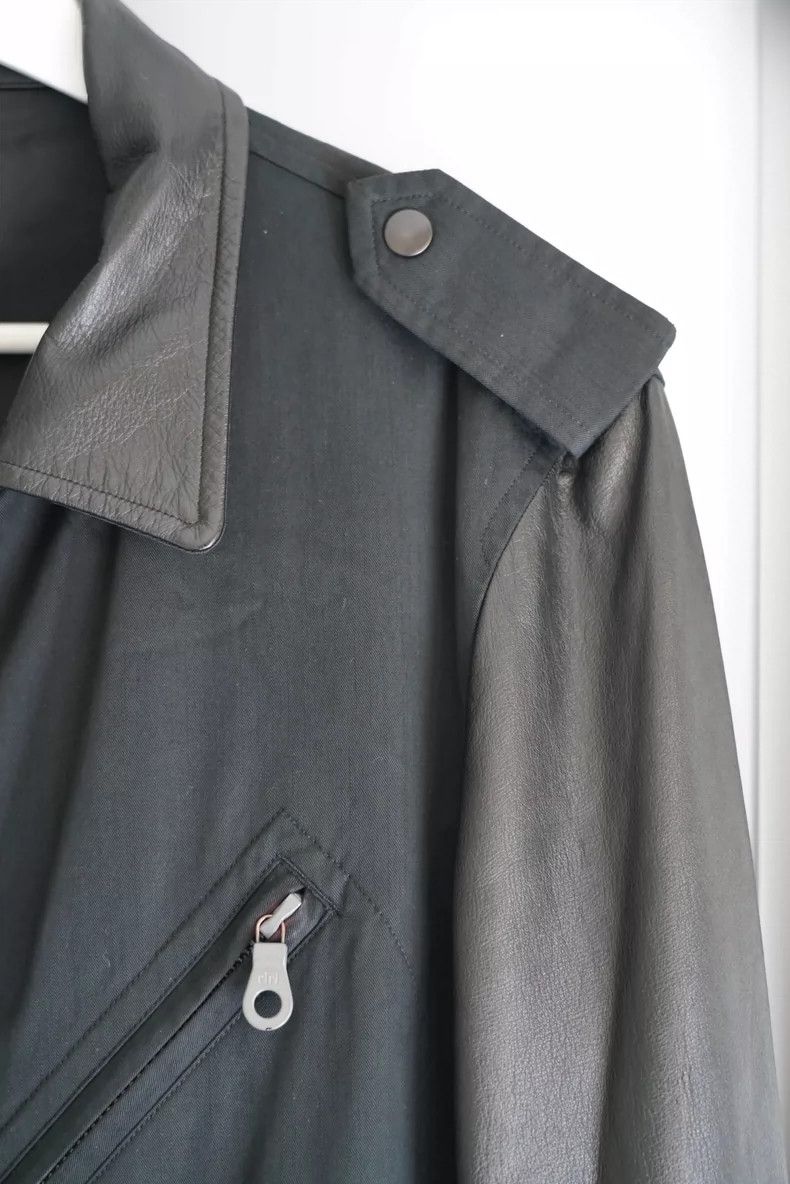 Yohji Yamamoto Yohji Yamamoto Leather Zip Jacket Size US S / EU 44-46 / 1 - 4 Thumbnail