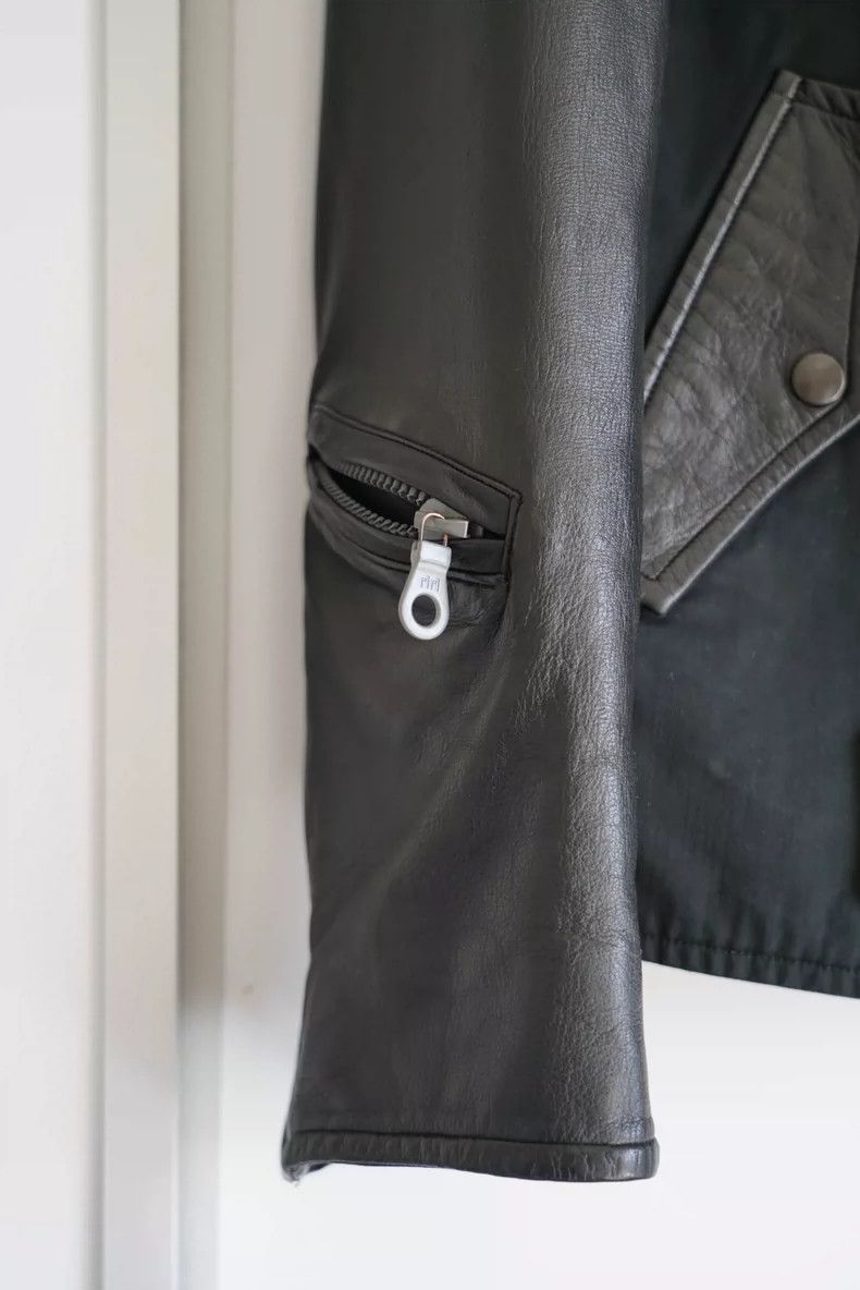 Yohji Yamamoto Yohji Yamamoto Leather Zip Jacket Size US S / EU 44-46 / 1 - 5 Thumbnail