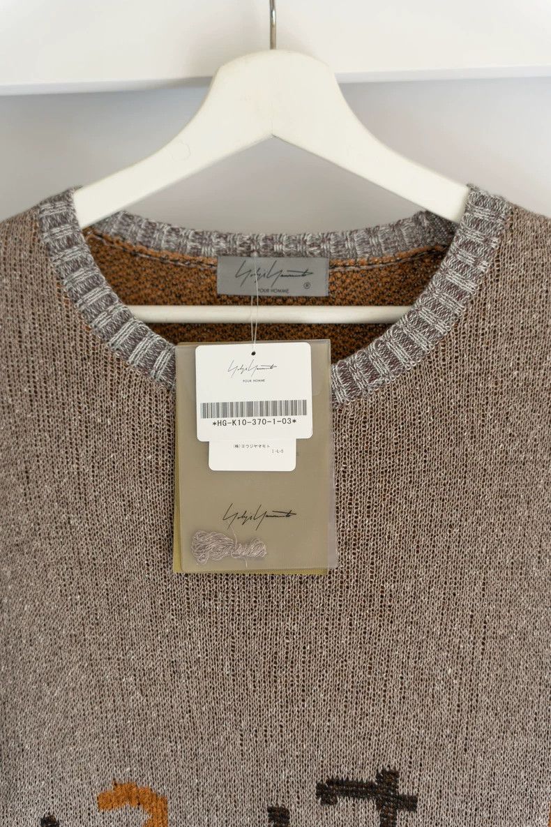 Yohji Yamamoto Yohji Yamamoto Graffiti Silk Sweater Size US L / EU 52-54 / 3 - 3 Thumbnail