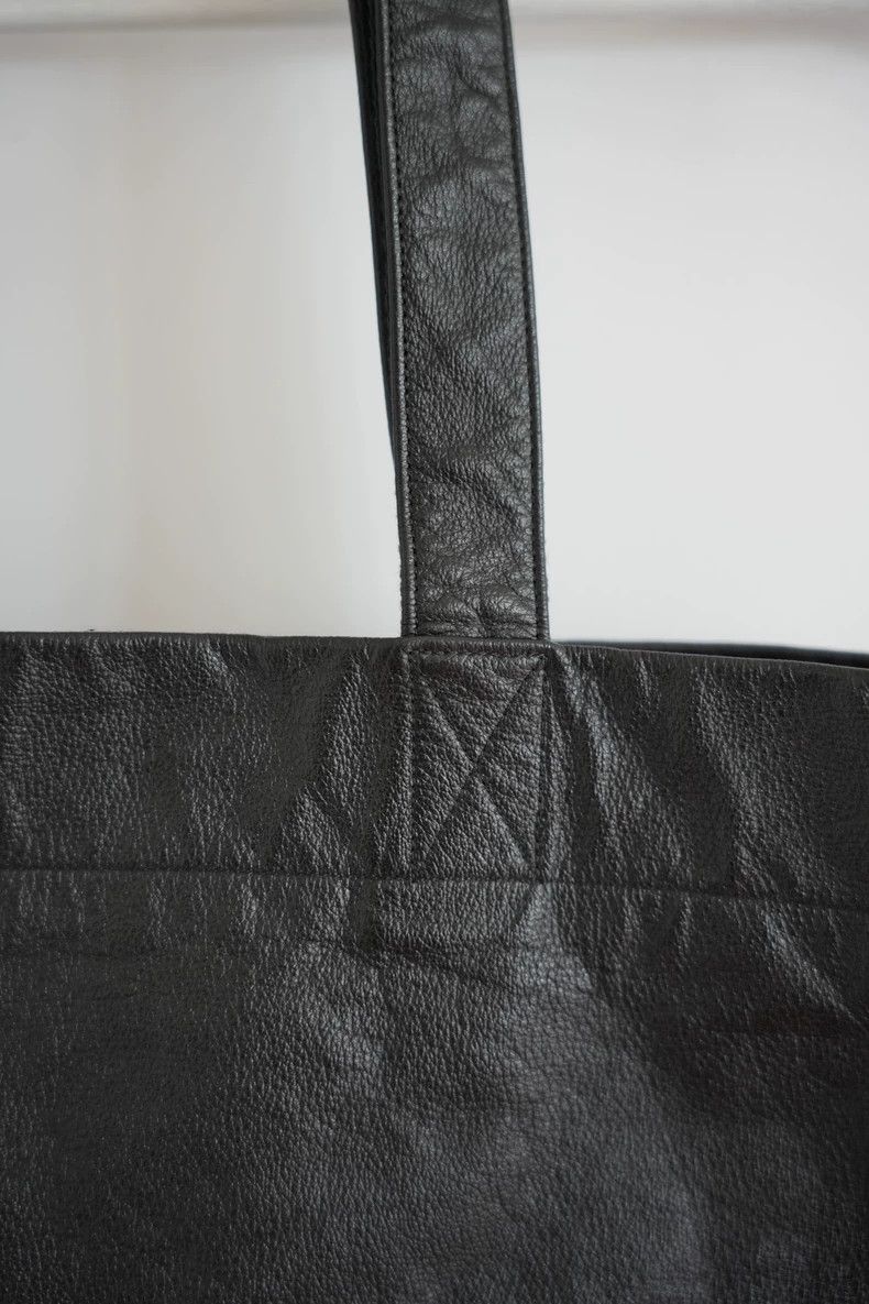 Yohji Yamamoto Yohji Yamamoto Leather Tote Bag with Signature Size ONE SIZE - 4 Thumbnail