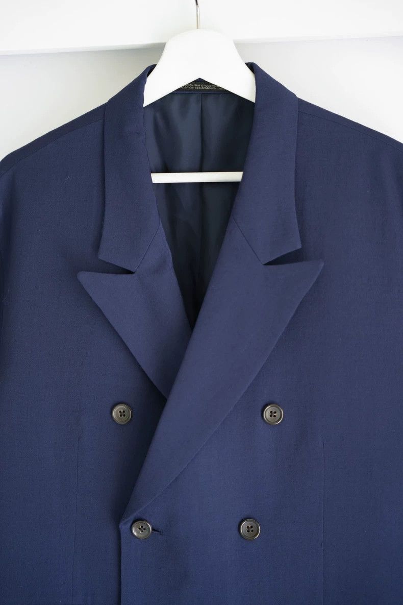 Yohji Yamamoto Yohji Yamamoto Double-Breasted Wool Jacket Size US M / EU 48-50 / 2 - 4 Thumbnail