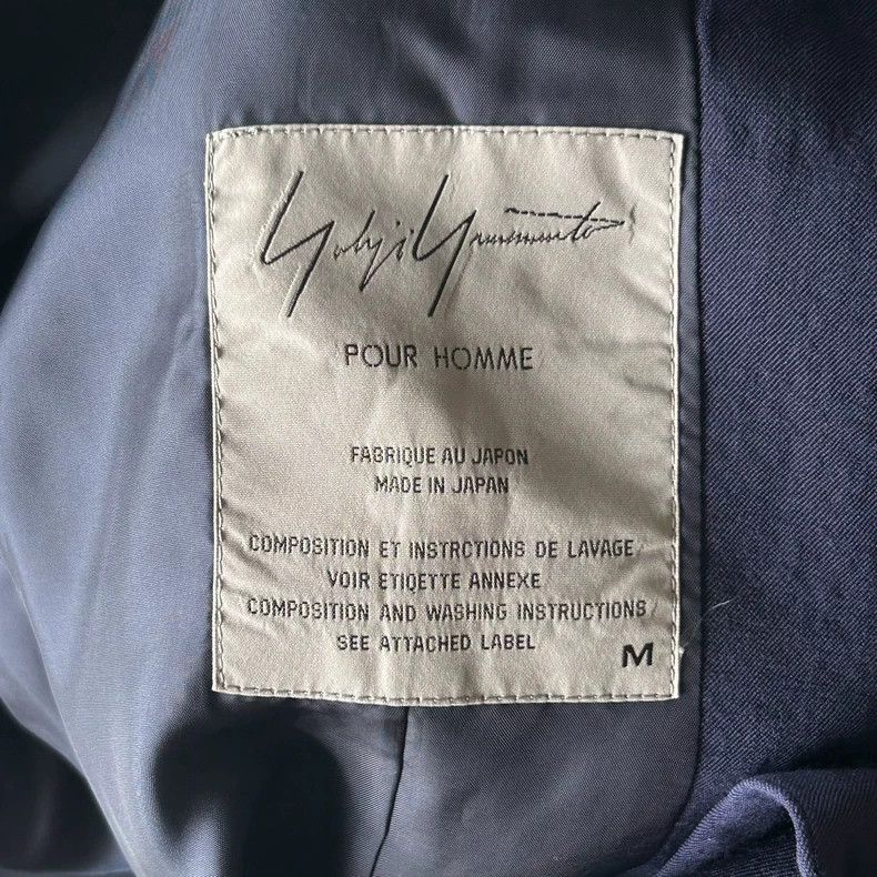 Yohji Yamamoto Yohji Yamamoto Double-Breasted Wool Jacket Size US M / EU 48-50 / 2 - 6 Thumbnail