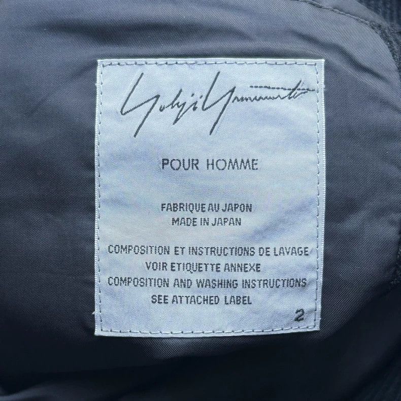Yohji Yamamoto Yohji Yamamoto Black Short Jacket with Pockets Size US S / EU 44-46 / 1 - 7 Thumbnail