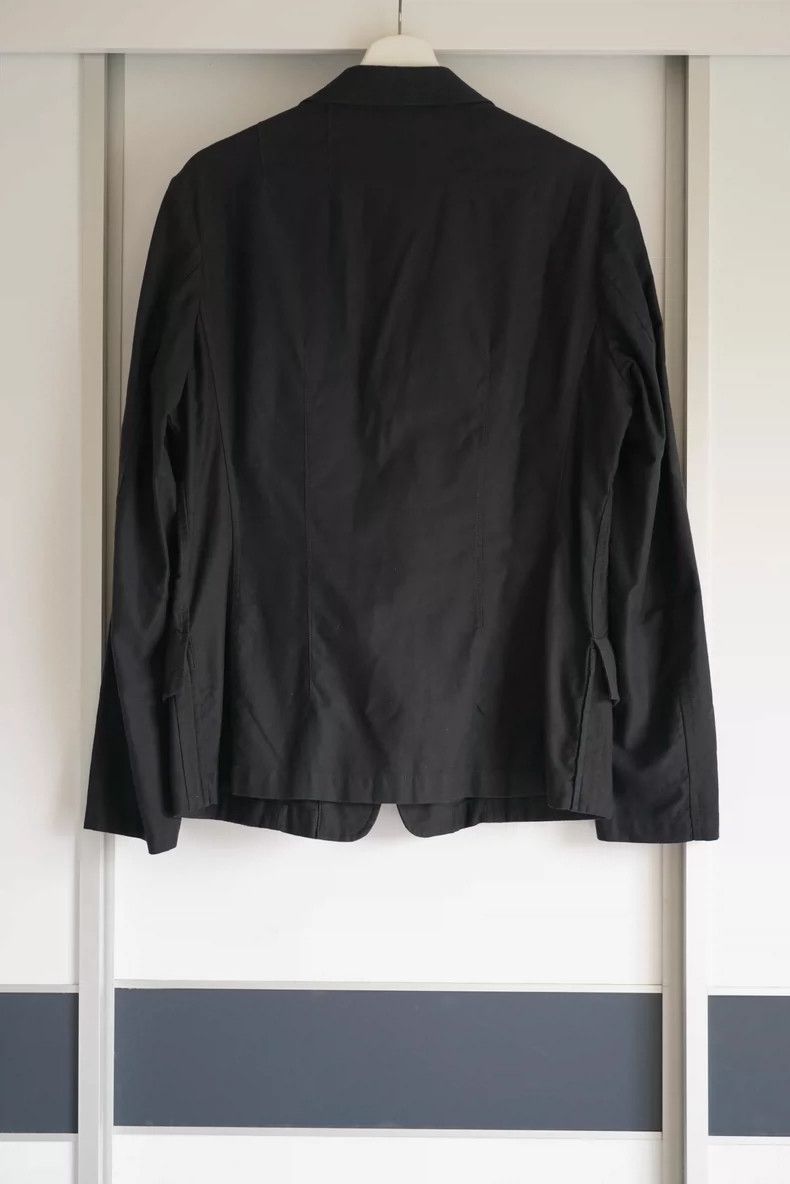Yohji Yamamoto Yohji Yamamoto Black Short Suit Jacket Size US M / EU 48-50 / 2 - 2 Thumbnail