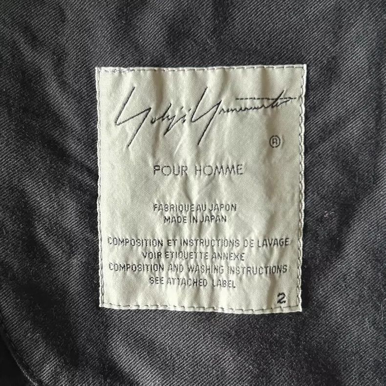 Yohji Yamamoto Yohji Yamamoto Black Short Suit Jacket Size US M / EU 48-50 / 2 - 6 Thumbnail