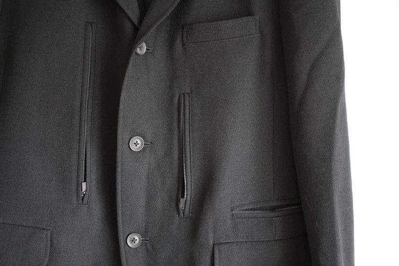 Yohji Yamamoto Yohji Yamamoto Multi-Pocket Zipper Jacket Size US L / EU 52-54 / 3 - 3 Thumbnail