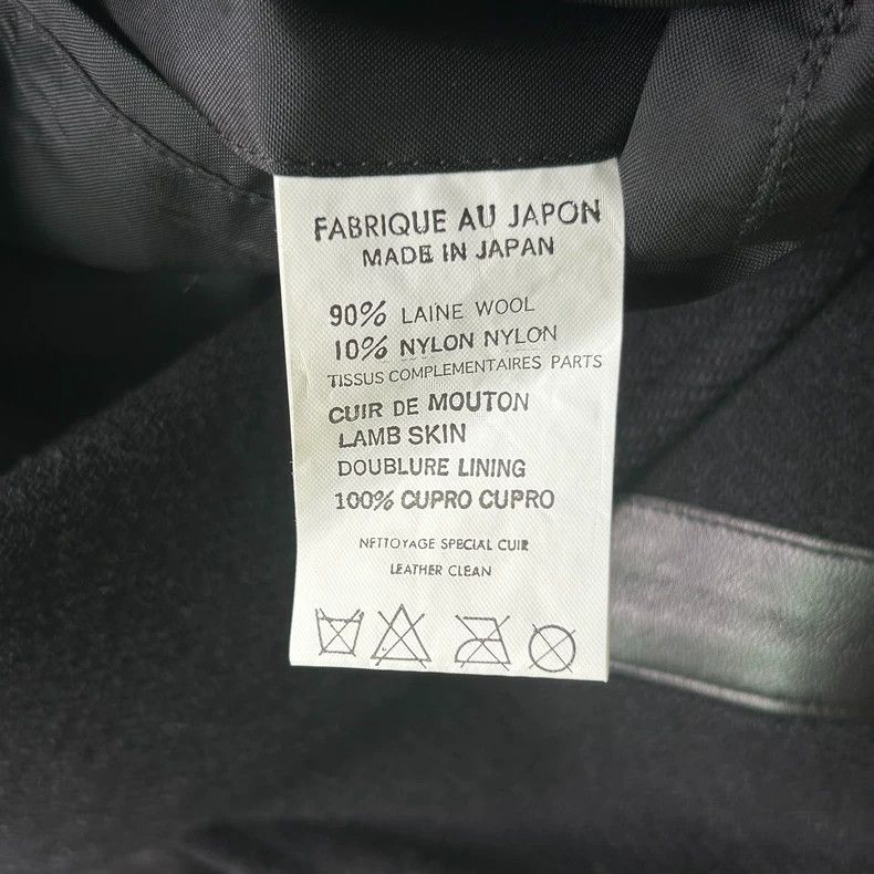 Yohji Yamamoto Yohji Yamamoto Black Suit with Leather Detailing Size US S / EU 44-46 / 1 - 6 Thumbnail