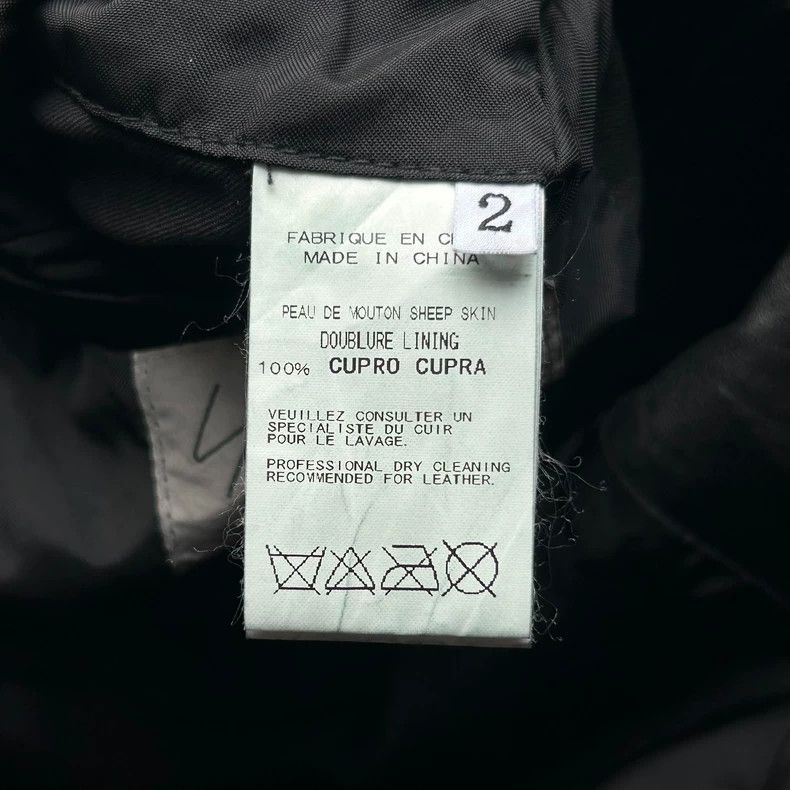Yohji Yamamoto Yohji Yamamoto Double Button Leather Jacket Size US S / EU 44-46 / 1 - 7 Thumbnail