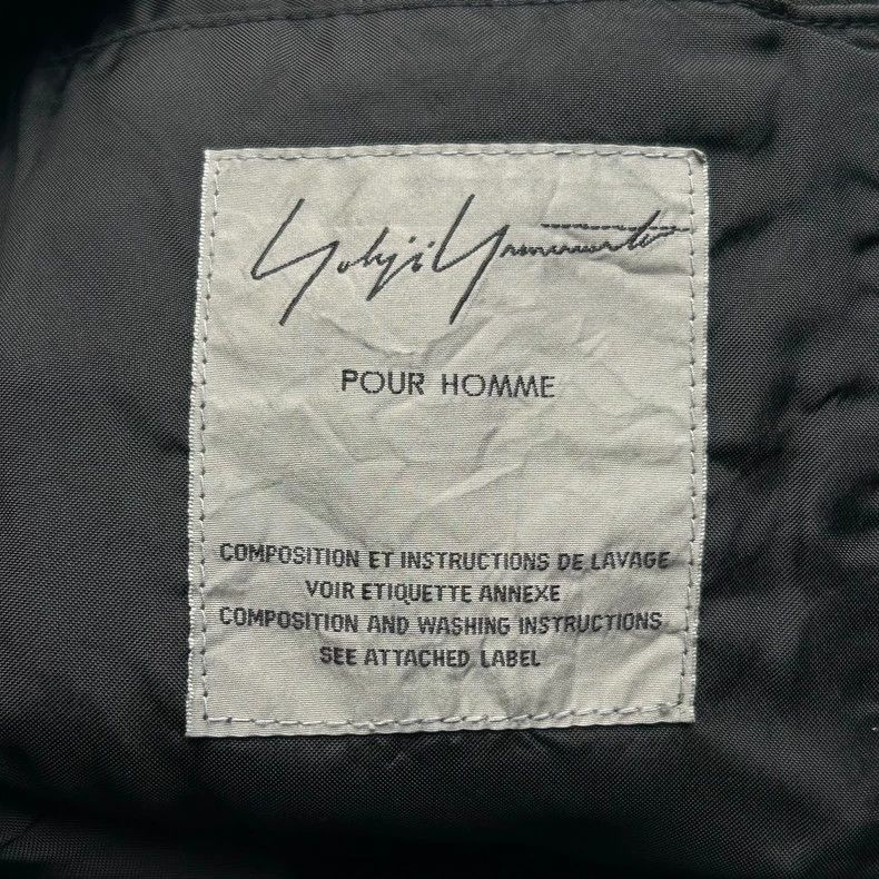 Yohji Yamamoto Yohji Yamamoto Double Button Leather Jacket Size US S / EU 44-46 / 1 - 6 Thumbnail