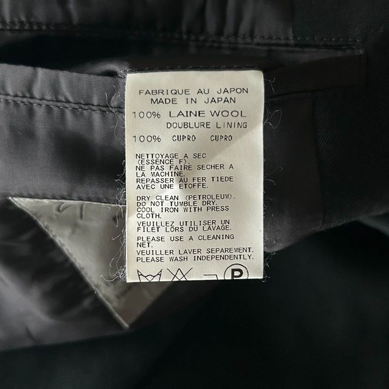 Yohji Yamamoto Yohji Yamamoto Black Wool Suit Jacket Size US S / EU 44-46 / 1 - 5 Thumbnail