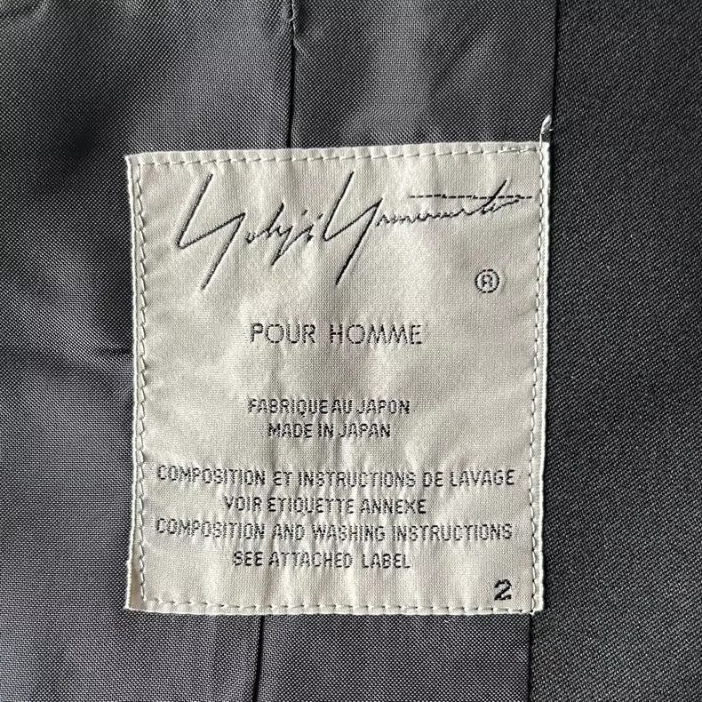 Yohji Yamamoto Yohji Yamamoto Black Wool Suit Jacket Size US S / EU 44-46 / 1 - 5 Thumbnail
