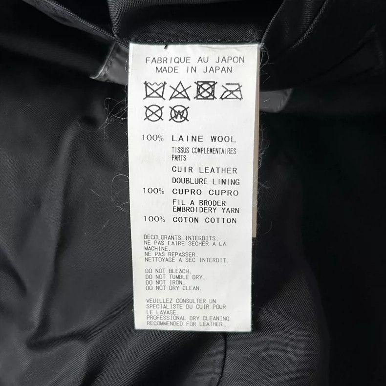 Yohji Yamamoto Yohji Yamamoto Black Wool Suit Jacket Size US S / EU 44-46 / 1 - 6 Thumbnail