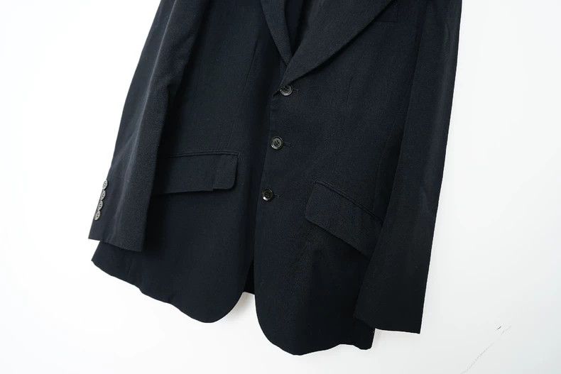 Yohji Yamamoto Yohji Yamamoto Removable Collar Suit Jacket Size US M / EU 48-50 / 2 - 5 Thumbnail