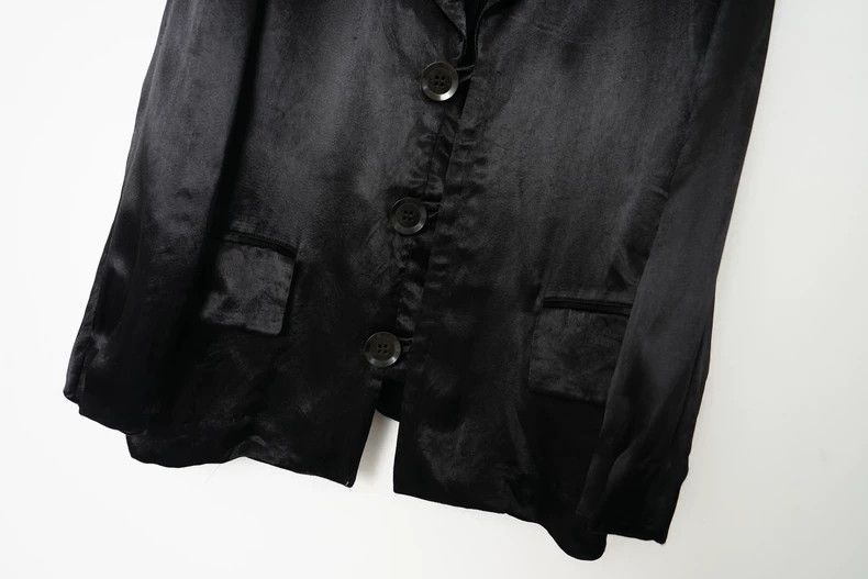 Yohji Yamamoto Yohji Yamamoto Silk Jacket with Button Closure Size US M / EU 48-50 / 2 - 4 Thumbnail