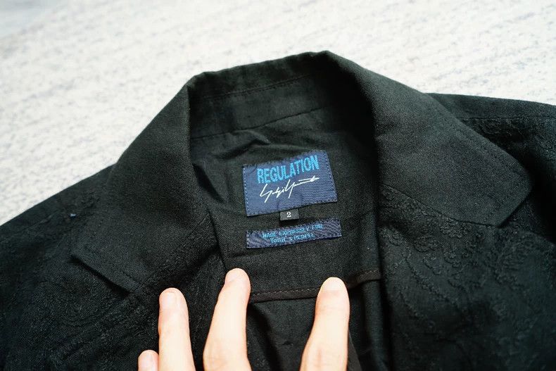 Yohji Yamamoto Textured Blazer Jacket