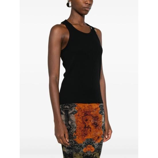 Jean Paul Gaultier JEAN PAUL GAULTIER Women Tops TO375 J014 00 BLACK Size XS / US 0-2 / IT 36-38 - 5 Thumbnail