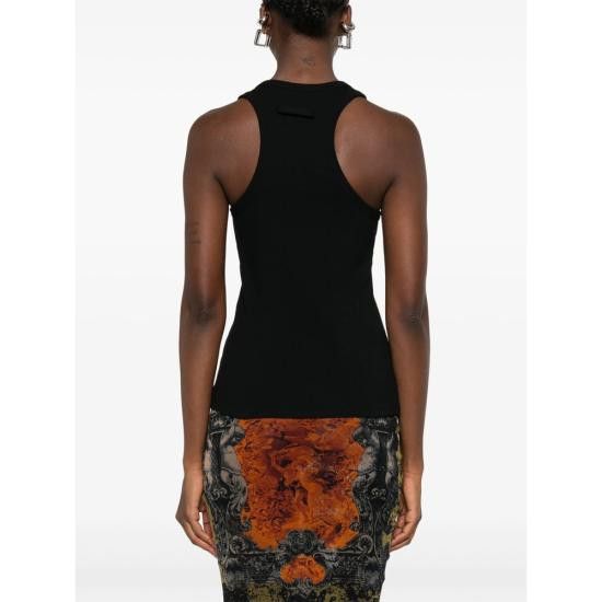 Jean Paul Gaultier JEAN PAUL GAULTIER Women Tops TO375 J014 00 BLACK Size XS / US 0-2 / IT 36-38 - 3 Thumbnail