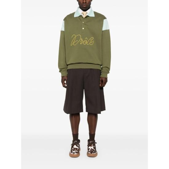 Drole De Monsieur DROLE DE MONSIEUR Men Polo Shirts H PL154 CO127 LIKAK GREEN Size US XL / EU 56 / 4 - 3 Thumbnail