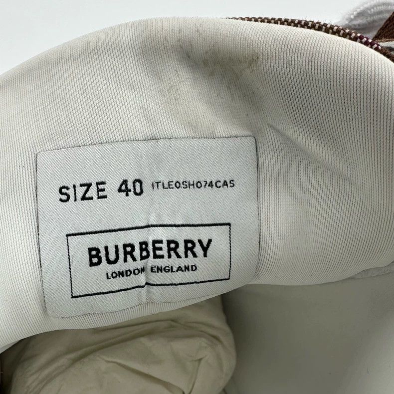 Burberry Burberry Retro Plaid High-Top Sneakers Size US 8 / EU 41 - 3 Thumbnail