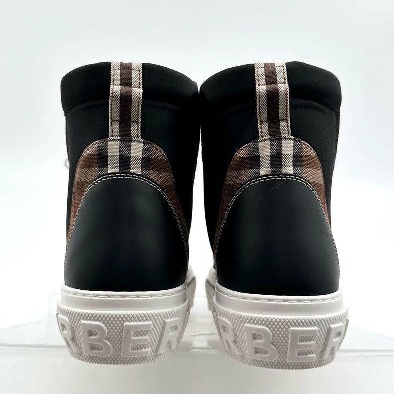 Burberry Burberry Retro Plaid High-Top Sneakers Size US 8 / EU 41 - 4 Thumbnail