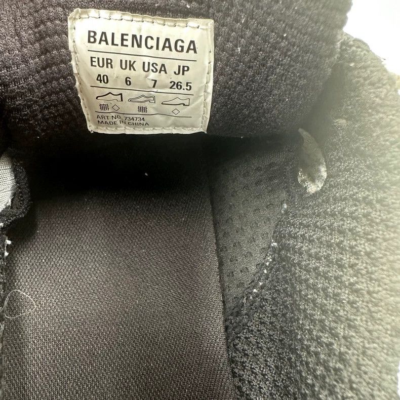 Balenciaga Balenciaga Black and White Low Top Sneakers Size US 10 / EU 43 - 5 Thumbnail