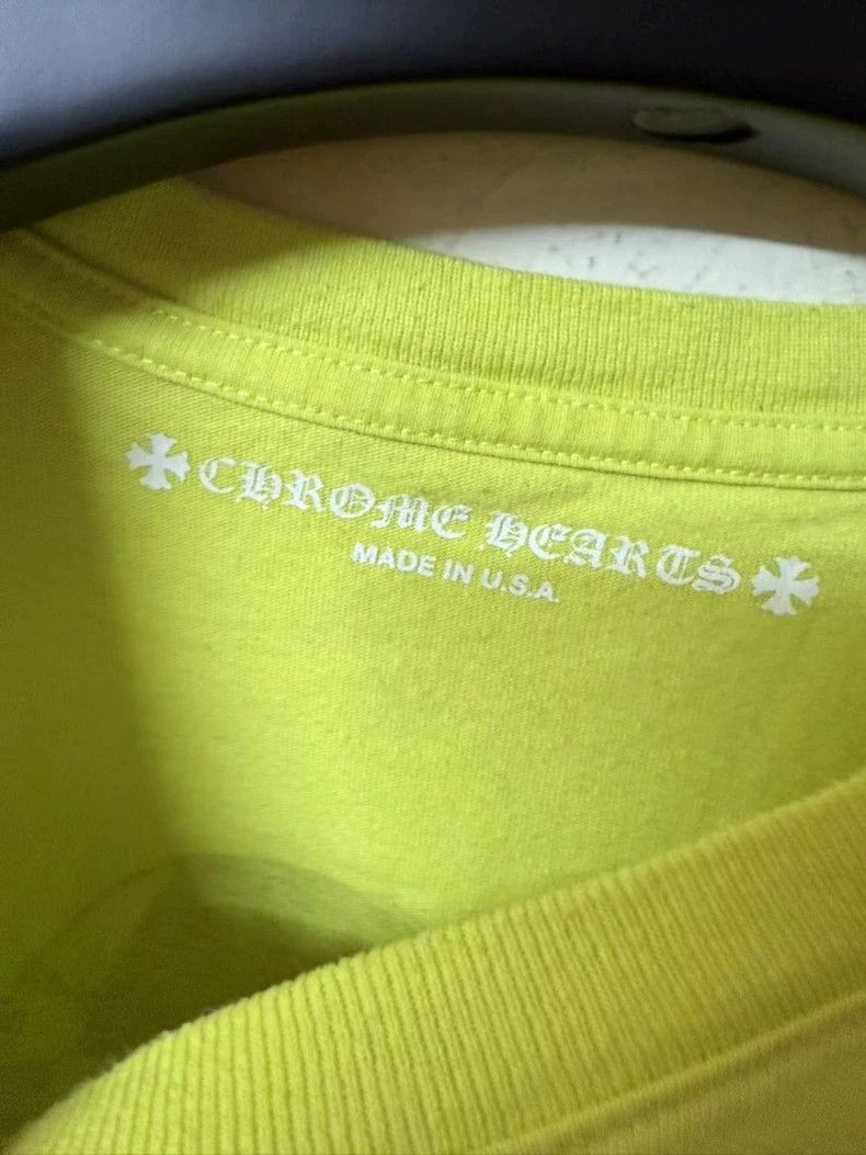 Chrome Hearts Chrome Hearts Yellow Green Mattyboy Short Sleeve Size US XL / EU 56 / 4 - 3 Thumbnail