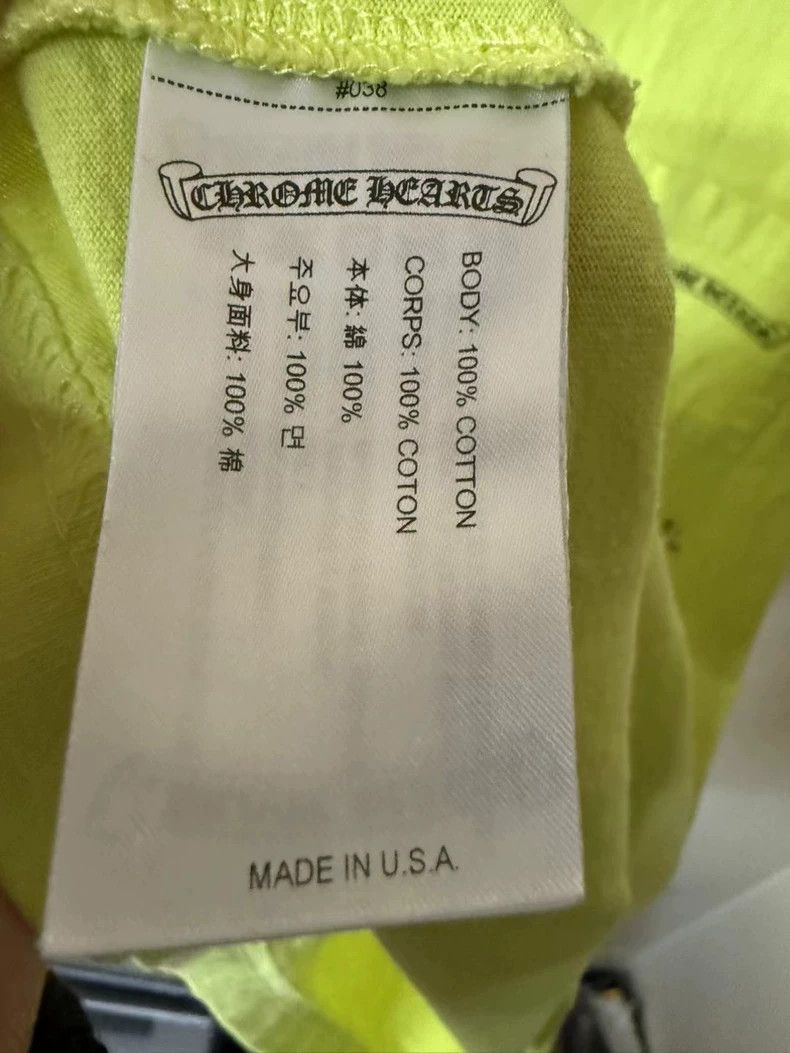 Chrome Hearts Chrome Hearts Yellow Green Mattyboy Short Sleeve Size US XL / EU 56 / 4 - 4 Thumbnail