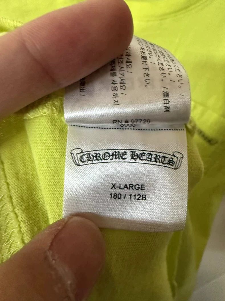Chrome Hearts Chrome Hearts Yellow Green Mattyboy Short Sleeve Size US XL / EU 56 / 4 - 5 Thumbnail