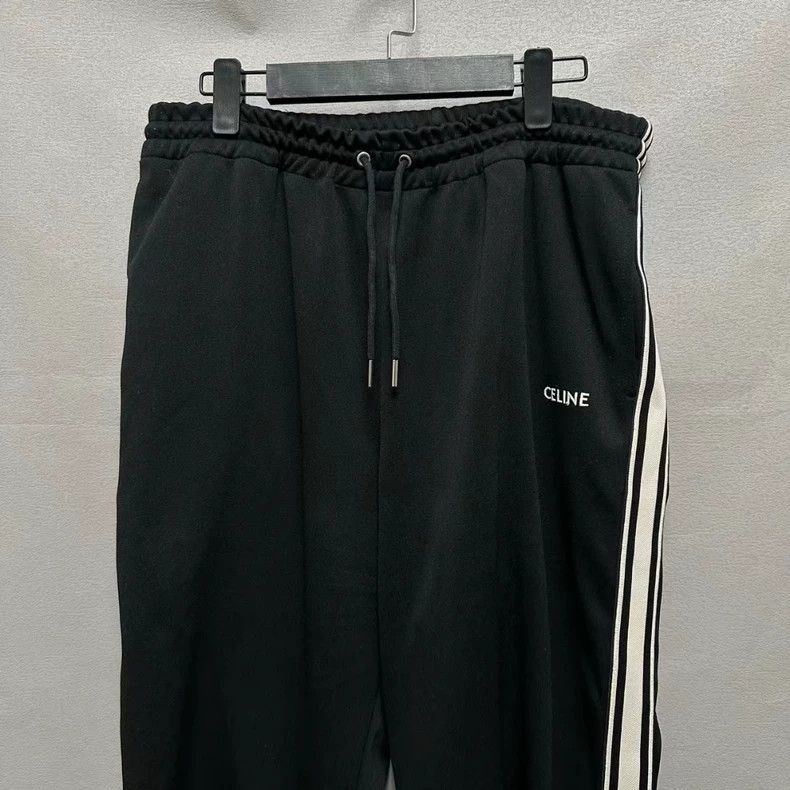 Celine Celine Black and White Striped Pants Size US 44 / EU 60 - 2 Thumbnail