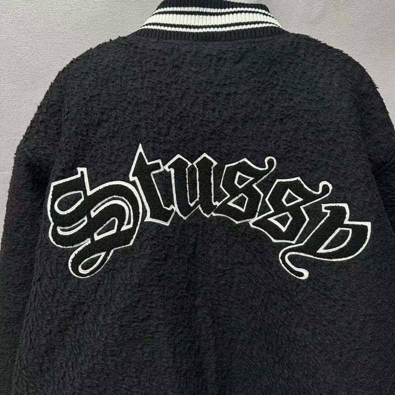 Stussy STUSSY FW22 Wool Baseball Jacket Medium Size US L / EU 52-54 / 3 - 5 Thumbnail