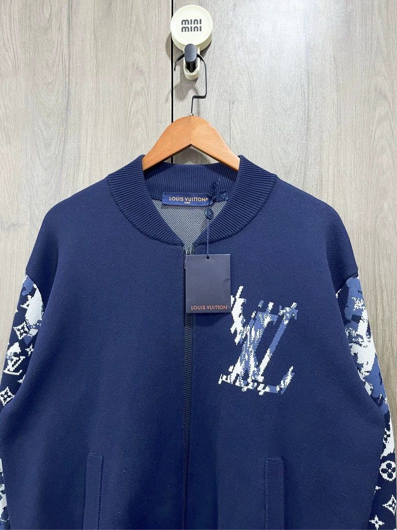 Louis Vuitton Louis Vuitton Knit Jacket with Louis Logo Size US M / EU 48-50 / 2 - 6 Thumbnail