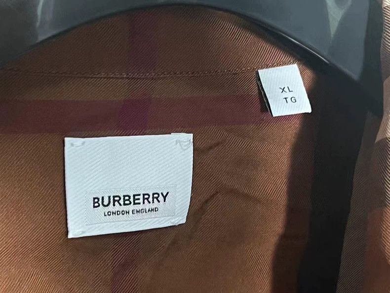 Burberry Burberry Vintage Khaki Cuban Collar Short Sleeve Shirt Size US XL / EU 56 / 4 - 3 Thumbnail