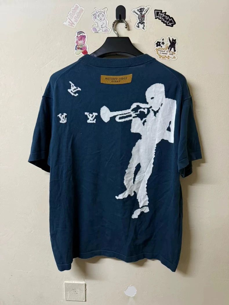 Louis Vuitton Louis Vuitton Short Sleeve Logo T-Shirt Size US M / EU 48-50 / 2 - 2 Thumbnail