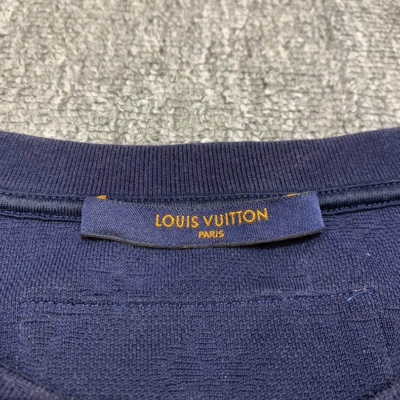 Louis Vuitton Blue Ocean Short Sleeve Shirt with Beads Size US L / EU 52-54 / 3 - 3 Thumbnail