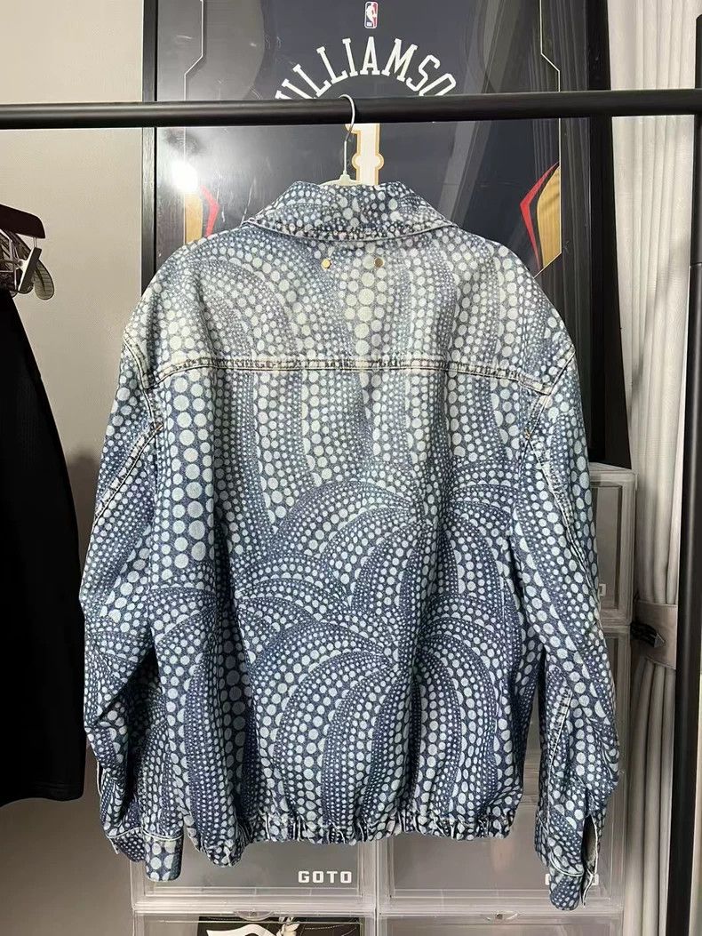 Louis Vuitton Louis Vuitton Yayoi Kusama Pumpkin Denim Jacket Size US XL / EU 56 / 4 - 2 Thumbnail
