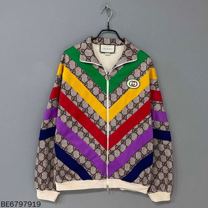 Gucci Full Print Colorful Zip-up Jacket GUCCI Size US S / EU 44-46 / 1 - 2 Thumbnail