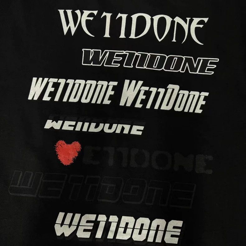 Anonymous Club WE11DONE Black Logo Short Sleeve T-shirt Size US M / EU 48-50 / 2 - 3 Thumbnail