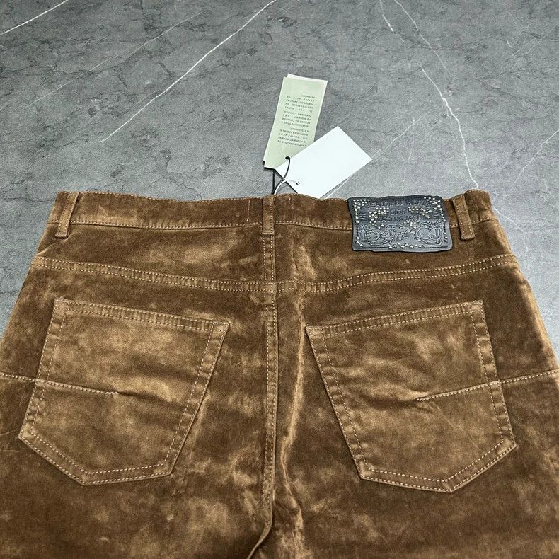 Dior DIOR Travis Scott Velvet Jeans in Brown Size US 30 / EU 46 - 5 Thumbnail