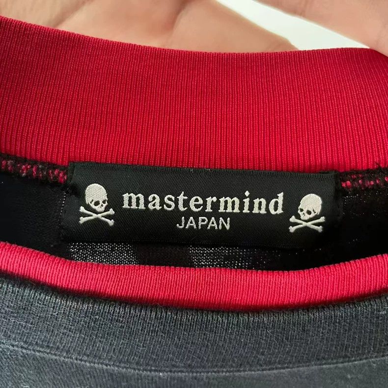 Mastermind Japan Mastermind Japan Black Red Skull Long Sleeve Shirt Size US L / EU 52-54 / 3 - 5 Thumbnail