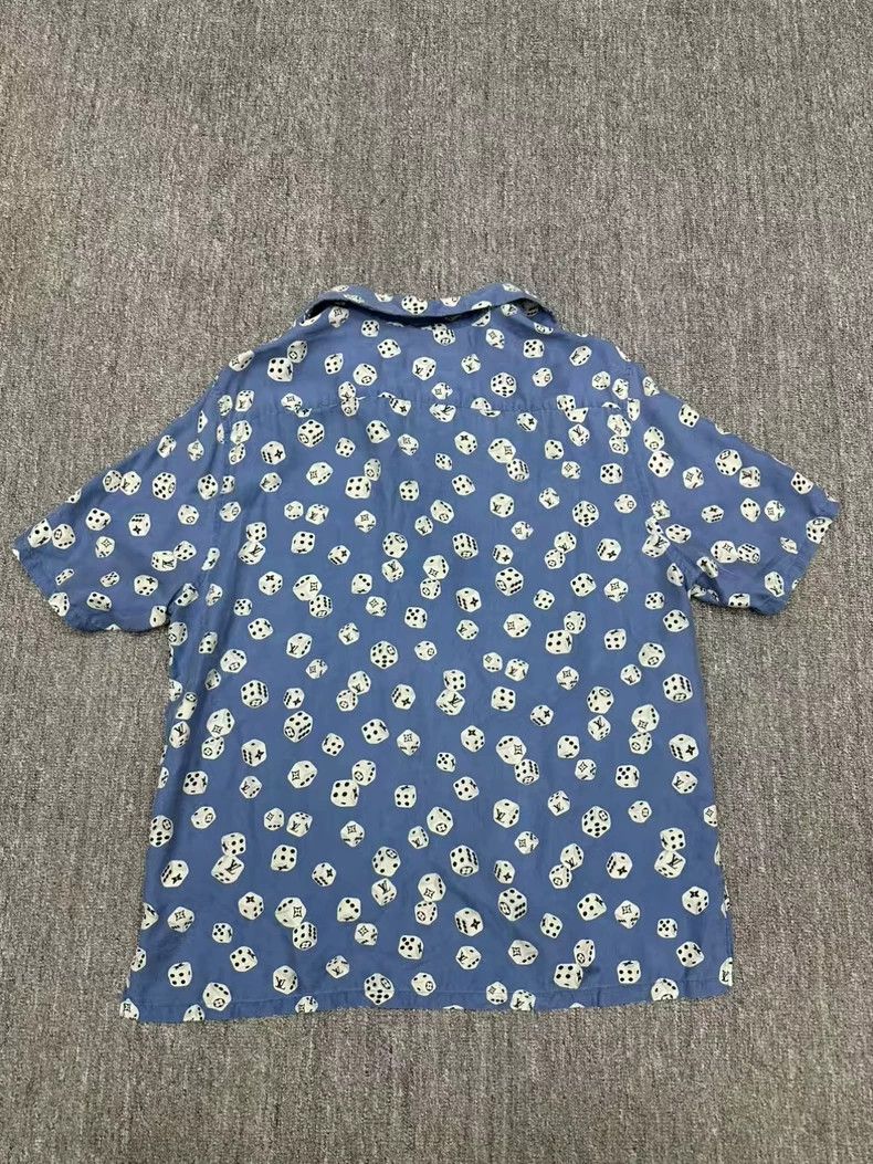 Louis Vuitton Louis Vuitton Dice Print Short Sleeve Shirt Size US M / EU 48-50 / 2 - 2 Thumbnail