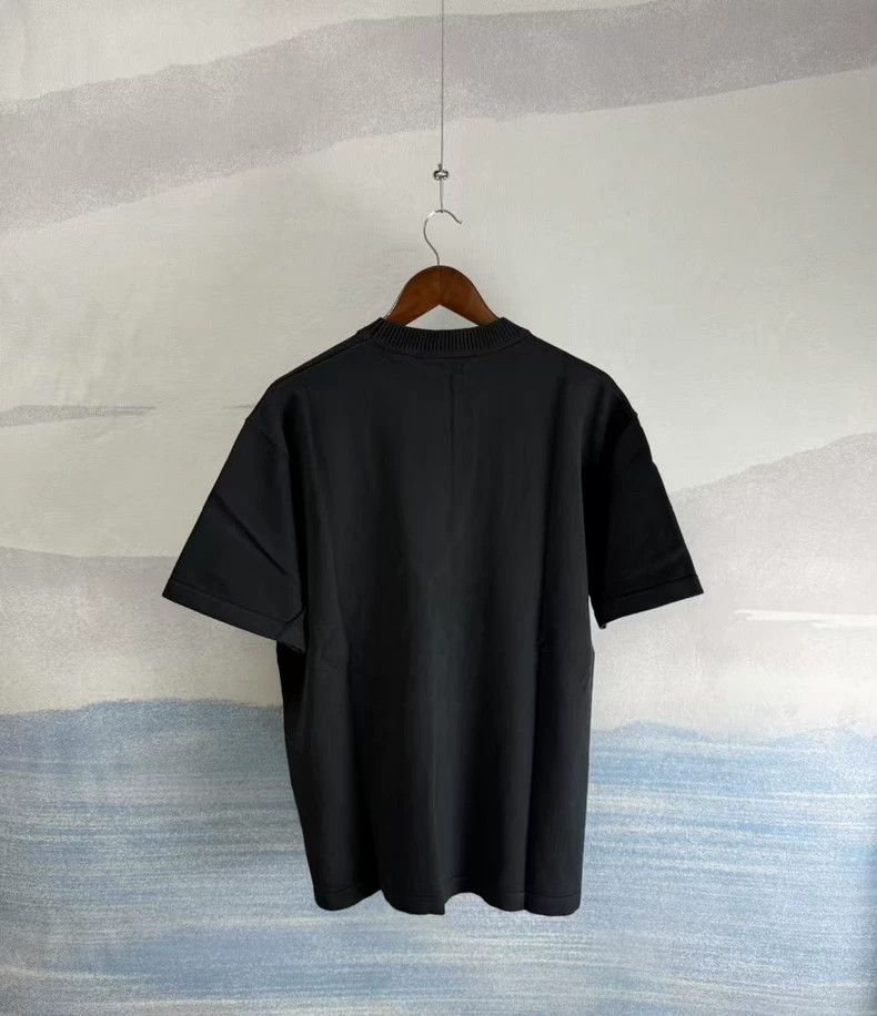 Louis Vuitton Louis Vuitton Black Short Sleeve Knitted Top Size US XL / EU 56 / 4 - 3 Thumbnail