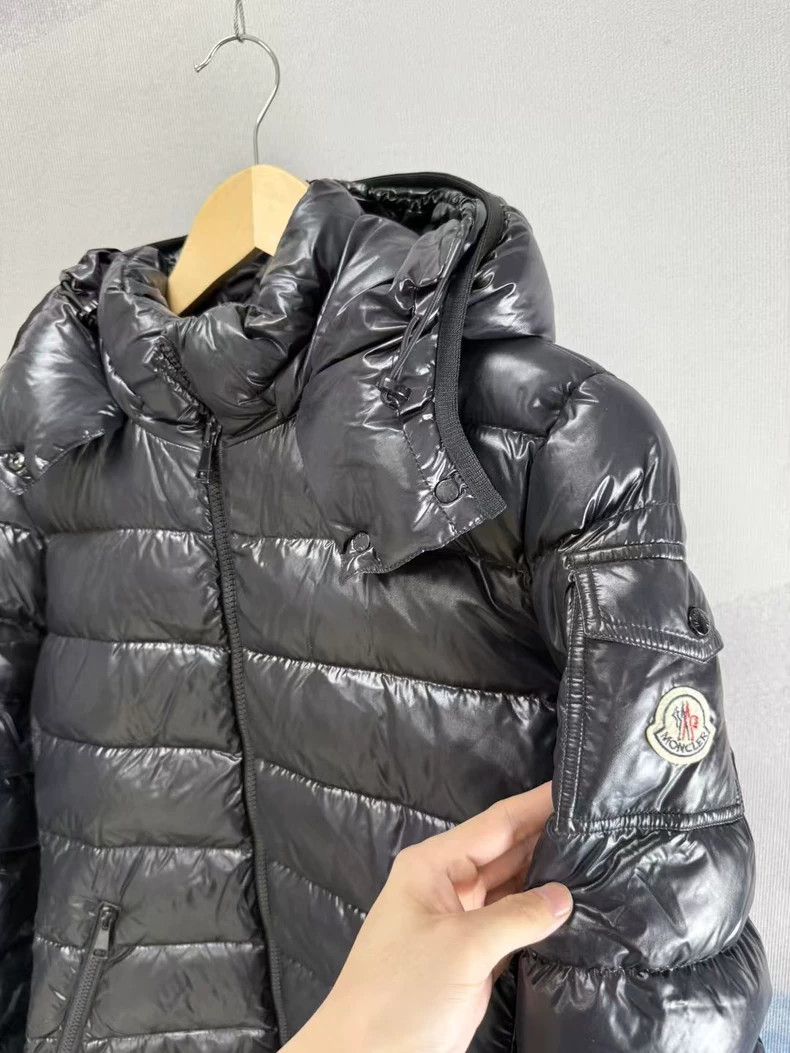 Moncler Moncler Bady Black Hooded Down Jacket Size US M / EU 48-50 / 2 - 2 Thumbnail