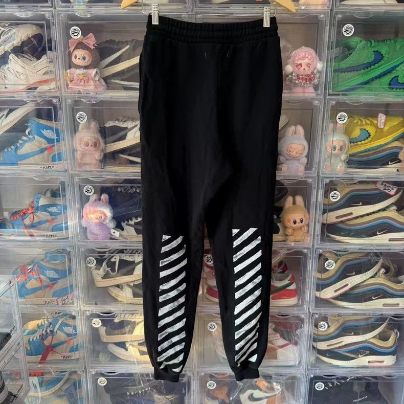 Balenciaga Off White Sweatpants with Drawstring Waist Size US 26 / EU 42 - 2 Thumbnail
