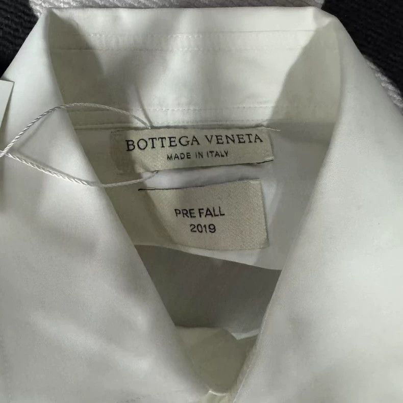 Bottega Veneta Classic White Long Sleeve Shirt for Men Size US L / EU 52-54 / 3 - 4 Thumbnail